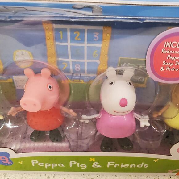 Peppa Pig and Friends Playset Rebecca Rabbit Suzy Sheep Pedro Pony - Picture 4 of 9